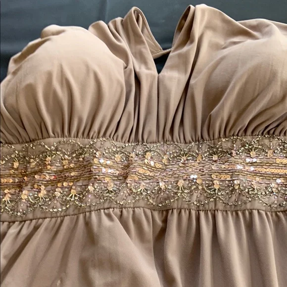 R&M Richards Taupe Formal Dress - Picture 6 of 6